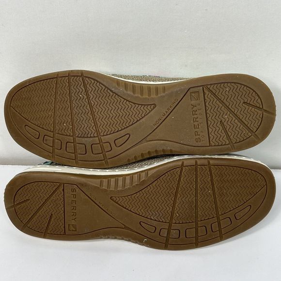 Sperry Top-Sider Women's Angelfish Boat Shoe Sz 6.5 Floral Gray Flamingo Slip On - Picture 7 of 8